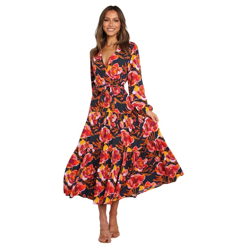 Petal and Pup Maxi Dress